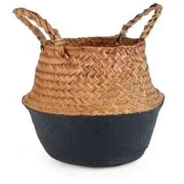 BlueMake Eco-Friendly Woven Seagrass Storage Basket
