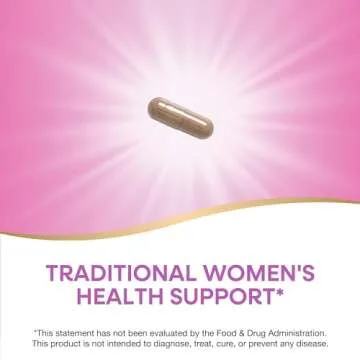 Nature's Way Black Cohosh Root, Traditional Support for Women's Health*, 540 mg per Serving, Non-GMO Project Verified, 180 Capsules (Packaging May Vary)