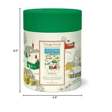 Cavallini, 500-Piece Puzzle, Peace on Earth