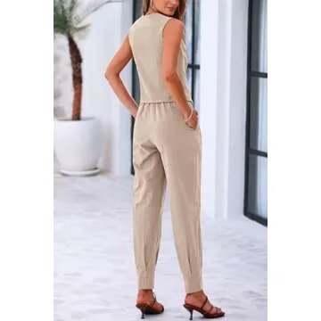 PRETTYGARDEN Summer Women 2 Piece Outfits Cotton Sets