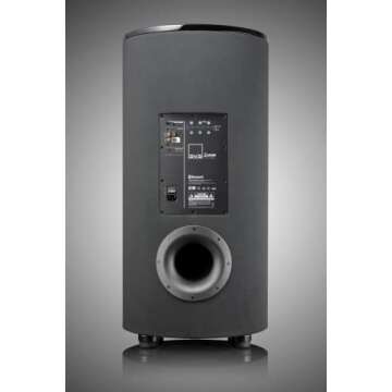 SVS PC-2000 Pro 12" Ported Cylinder Subwoofer (Piano Gloss Black)