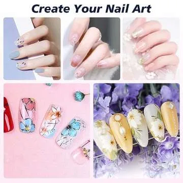 Subay French Nail Stamper, Nail Stamper Kit - 2pcs Nail Art Stamper, Nail Scraper, 2pcs Nail Stamping Plate, 4pcs Replaceable Silicone Jelly Heads for Gel Manicure Home Salon Nail Art DIY