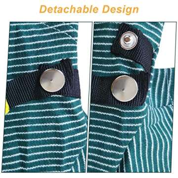 Cute Breathable Puppy Onesies with Detachable Bag for Pets