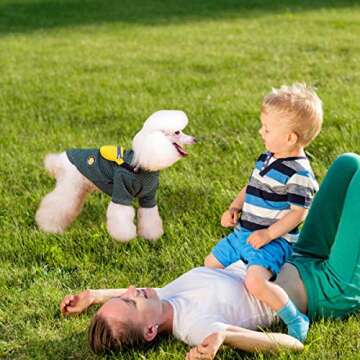 Cute Breathable Puppy Onesies with Detachable Bag for Pets