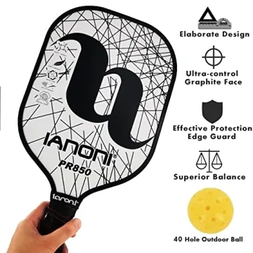 Premium IANONI Pickleball Paddles Set - Lightweight & Stylish