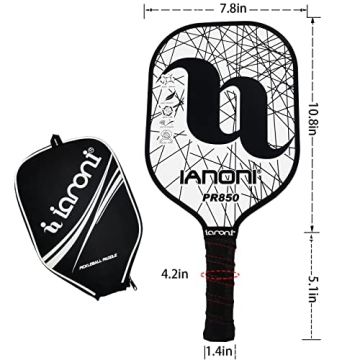 Premium IANONI Pickleball Paddles Set - Lightweight & Stylish