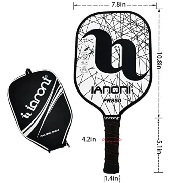 Premium IANONI Pickleball Paddles Set - Lightweight & Stylish