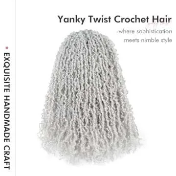 Toyotress Yanky Twist Crochet Hair - 14 Inch 8 Packs (30 Strands/Pcs) Fluffy Spring Mini Twist Short...