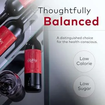 Thomson & Scott Noughty Rouge, Non-Alcoholic Red Wine from South Africa, Dealcoholized, Vegan-Friendly, 14/100ml Calories, 750 ml