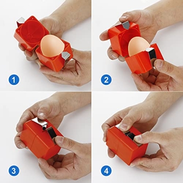 EOMTUR Egg Cracker Tool for Effortless Egg Cracking