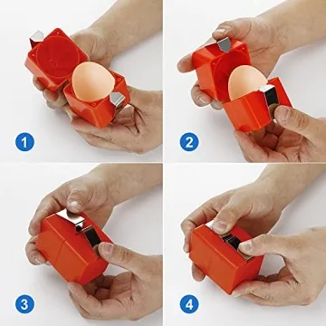 EOMTUR Egg Cracker Tool for Effortless Egg Cracking