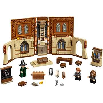 LEGO Harry Potter Hogwarts Moment: Transfiguration Class 76382 Professor McGonagall Room; Collectible Playset, New 2021 (241 Pieces)