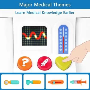 Musical Ambulance Toy Set for Kids' Pretend Play