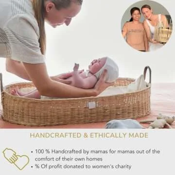 Bebe Bask Premium Baby Changing Basket for Luxurious Nursery