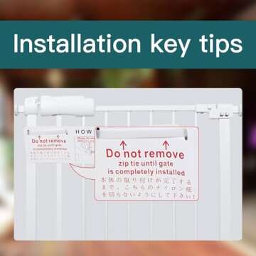 COSEND Extra Wide Baby Gate for Kids and Pets