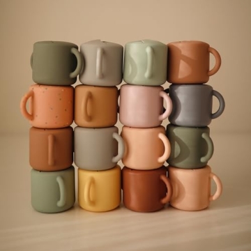 Mushie Silicone Snack Cup - Safe & Stylish Toddler Snack Container