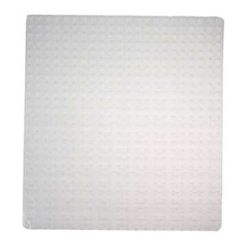 Strictly Briks Classic Big Briks Baseplate 100% Compatible with All Major Brands | Large Pegs for Toddlers | 13.75" x 16.25" Building Brick | Tight Fit Stackable Base Plate | Clear