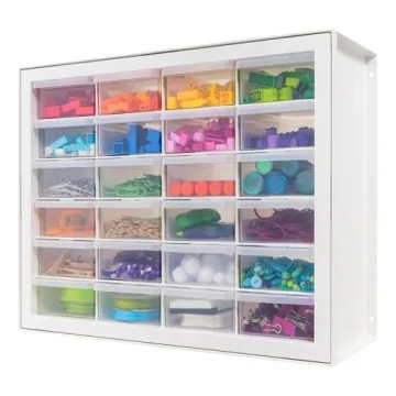 IRIS USA 24 Drawer Organizer for Crafts and Tools - Ultimate Storage Solution