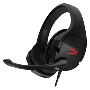 HyperX Cloud Stinger – Gaming Headset, Lightweight, Comfortable Memory Foam, Swivel to Mute Noise-...