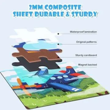 Magnetic Puzzles for Kids - Fun Travel Toy Ages 3-5