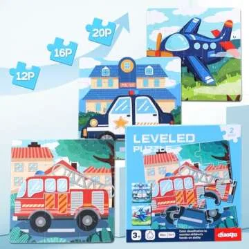 Magnetic Puzzles for Kids - Fun Travel Toy Ages 3-5