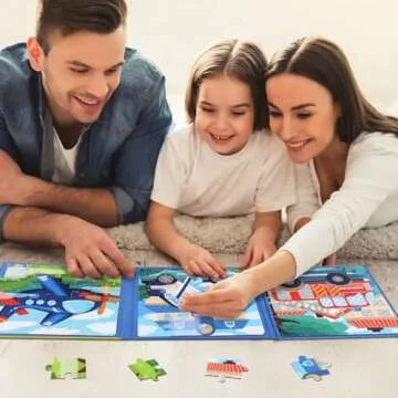Magnetic Puzzles for Kids - Fun Travel Toy Ages 3-5