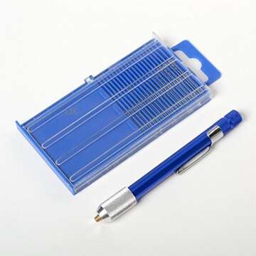 17pc Mini Jeweler's Drill Bit Set for Precision Crafting