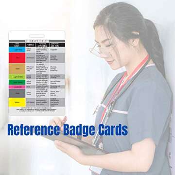 Order of Blood Draw Badge Card for Nurses & Students