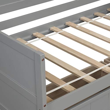 LostCat Twin Daybed with Storage Drawers for Kids