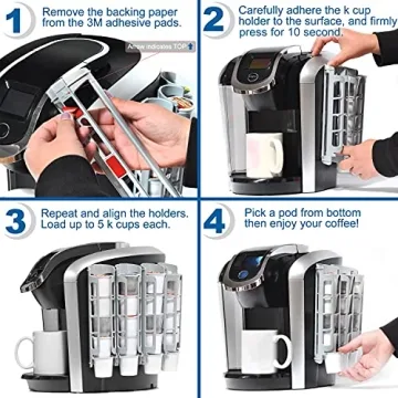 Stylish STORAGENIE Coffee Pod Holder for K-cups