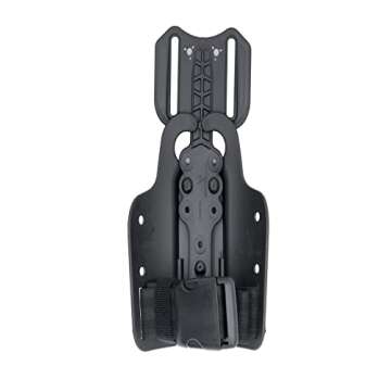 SAFARILAND Drop Flex Adapter with Single Strap Leg Shroud for Gun Holsters, Assembly Polymer