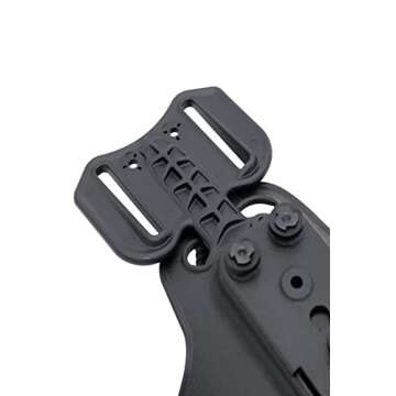 SAFARILAND Drop Flex Adapter with Single Strap Leg Shroud for Gun Holsters, Assembly Polymer