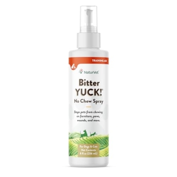 NaturVet Bitter Yuck No Chew Spray for All Pets - 8oz