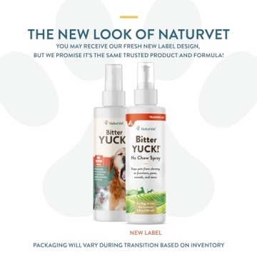 NaturVet Bitter Yuck No Chew Spray for All Pets - 8oz