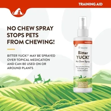 NaturVet Bitter Yuck No Chew Spray for All Pets - 8oz