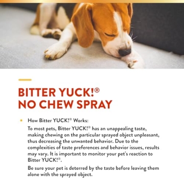 NaturVet Bitter Yuck No Chew Spray for All Pets - 8oz