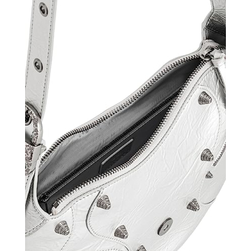 JW PEI Women's Tessa Silver Shoulder Bag - Stylish & Eco-Friendly