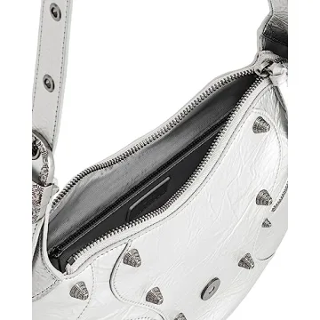 JW PEI Women's Tessa Silver Shoulder Bag - Stylish & Eco-Friendly