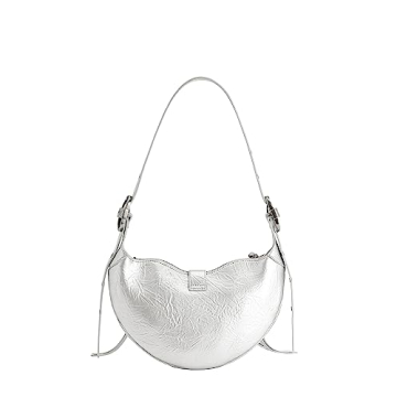 JW PEI Women's Tessa Silver Shoulder Bag - Stylish & Eco-Friendly