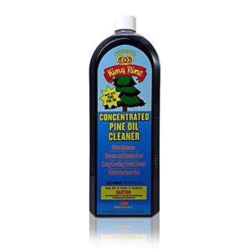 King Pine Concentrated Pine Oil, Multi-Surface Cleaner, Industrial Strength, Original Black, 12 fl oz (1)