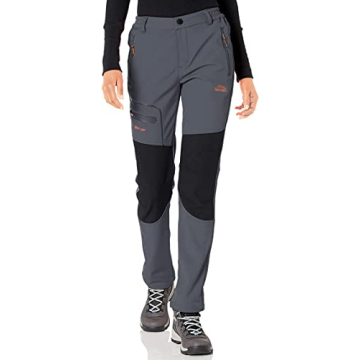 BenBoy Women's Fleece-Lined Waterproof Ski Pants for Winter Adventures