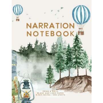Narration Notebook: (Wanderer Series) Journal for Reading and Writing by schoolnest