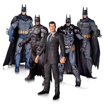 DC Collectibles Arkham Batman Action Figure (5-Pack)