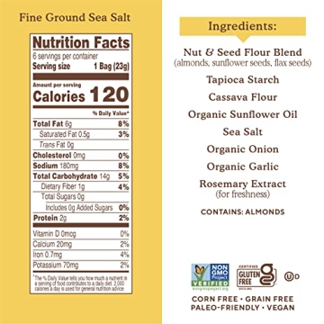 Simple Mills Almond Flour Crackers - Gluten Free Snack Packs