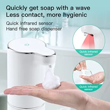 LAOPAO Touchless Soap Dispenser - Rechargeable Foam Design