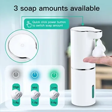LAOPAO Touchless Soap Dispenser - Rechargeable Foam Design