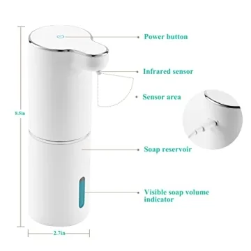 LAOPAO Touchless Soap Dispenser - Rechargeable Foam Design