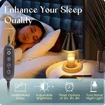 Aimoptg Candle Warmer with Dimmer and Timer Function