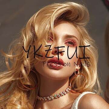 24PCS Black French Tip Press on Nails Medium Length Square Fake Nails with Silver Glitter Line Designs Glossy Coffin Nails Full Cover Nail Tips Glue on Nails Artificial Acrylic False Nails for Women