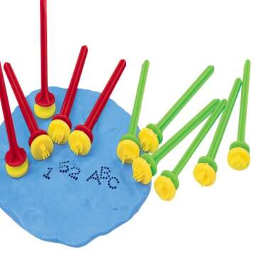 Constructive Playthings Number and Letter Stamps for Kids
